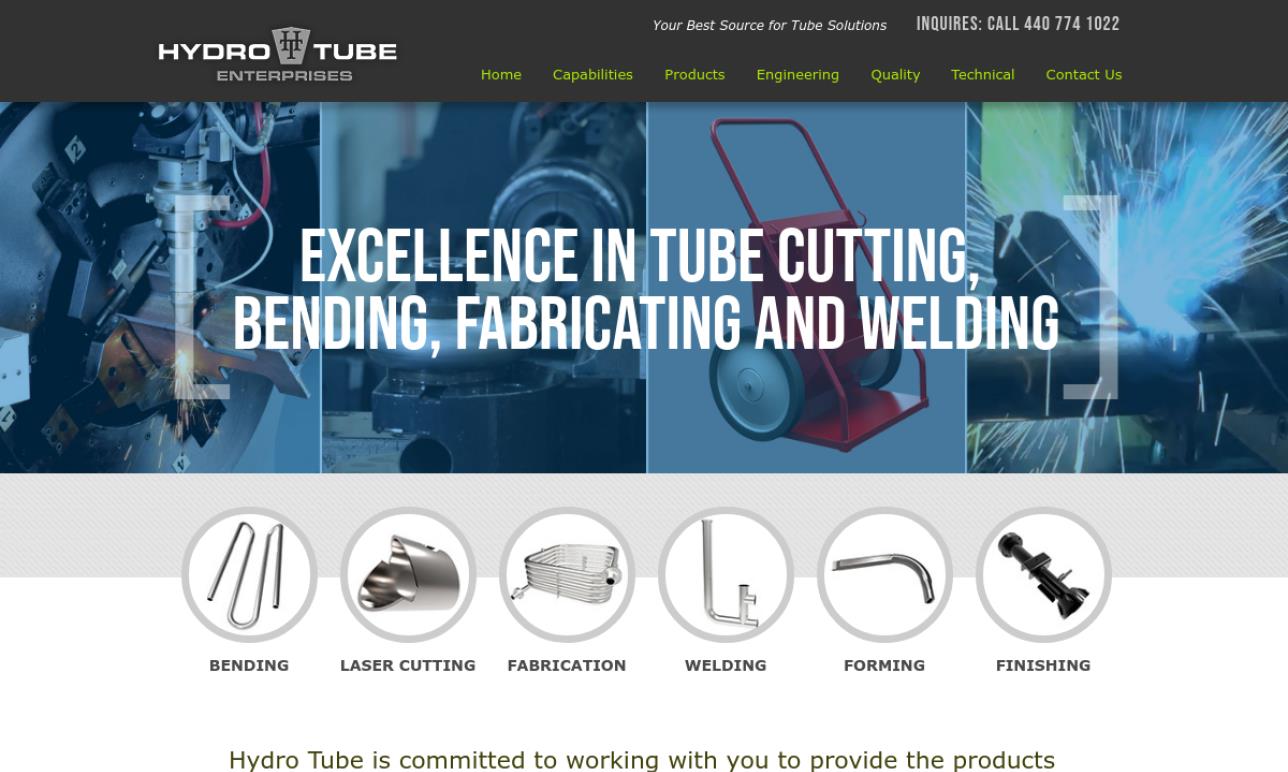 Hydro Tube Enterprises Tube Fabricating Services