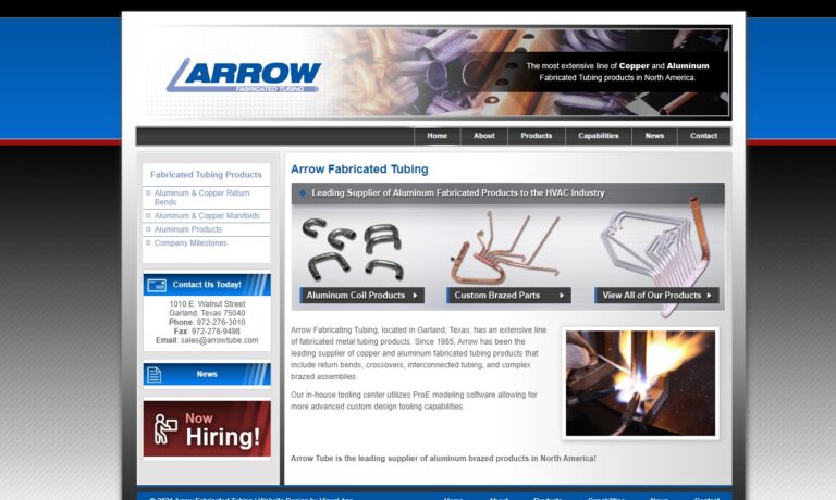 Arrow Fabricated Tubing