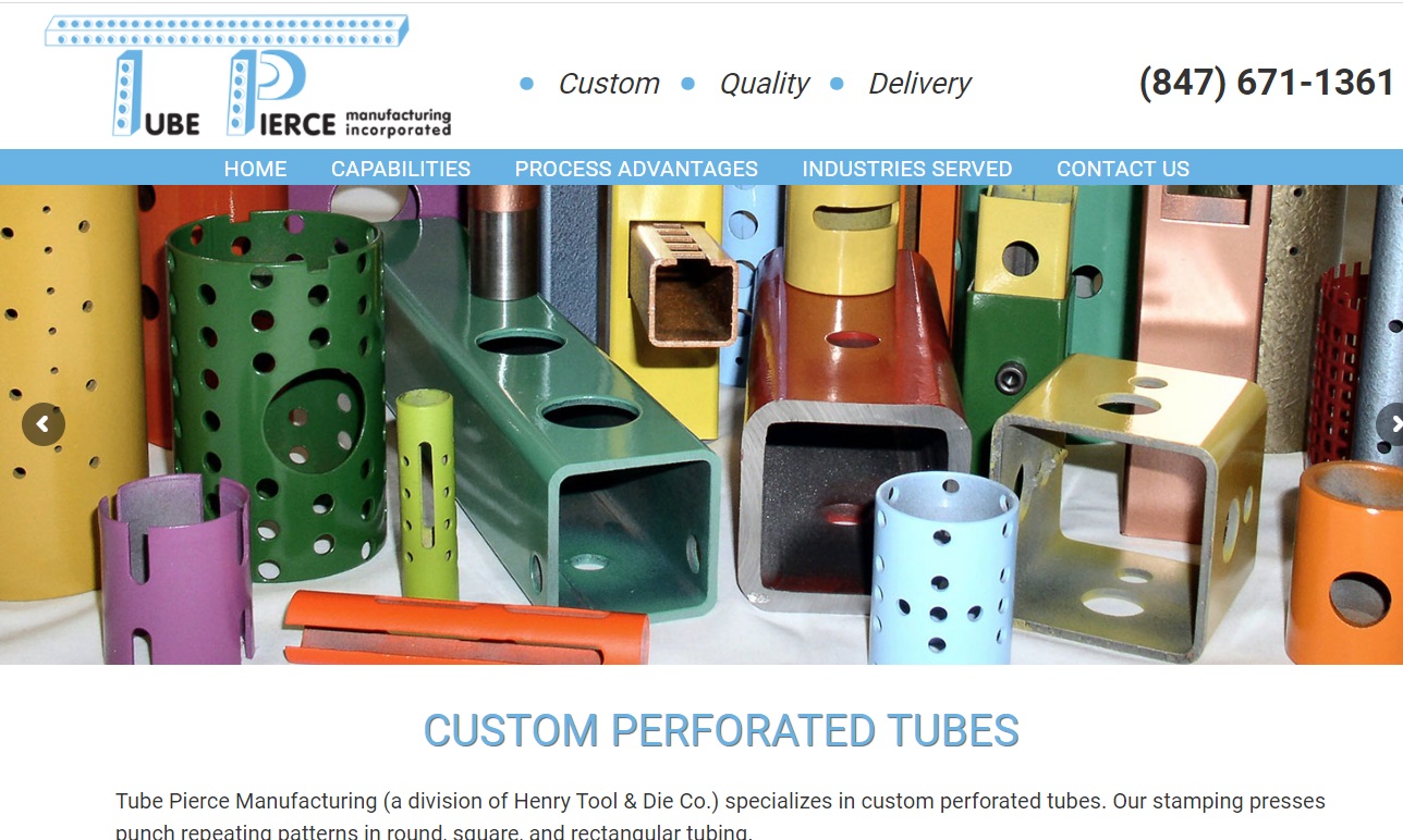 descanso patrón Pirata Tube Pierce Manufacturing, Inc. | Tube Fabricating Services