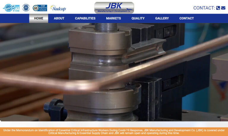 JBK Manufacturing & Development Co.