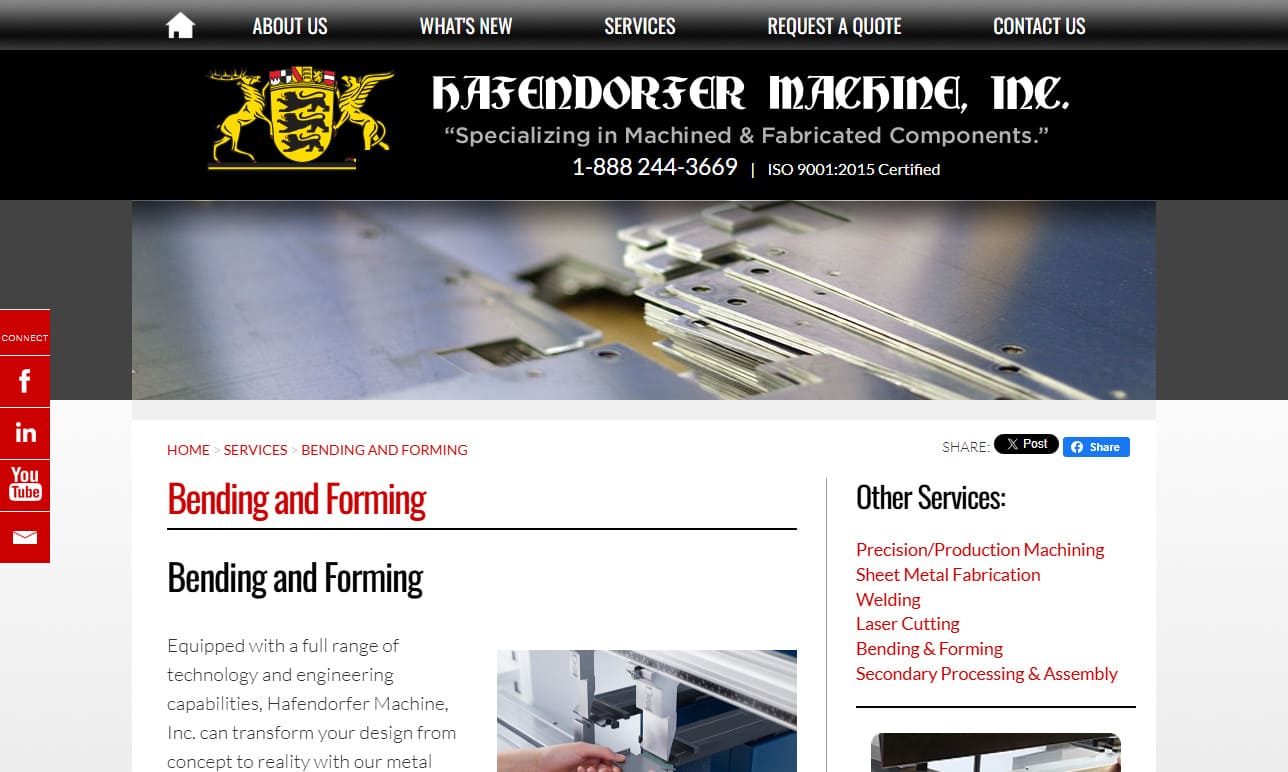 Hafendorfer Machine, Inc. Hafendorfer Machine, Inc.
